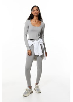 H & M - Legginsy z kieszenią - Szary ze sklepu H&M w kategorii Spodnie damskie - zdjęcie 169682345