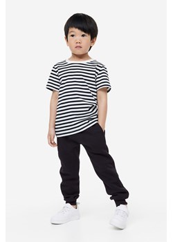 H & M - Joggersy z meszkiem wewnątrz - Czarny ze sklepu H&M w kategorii Spodnie chłopięce - zdjęcie 169682375