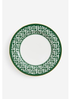 H & M - Porcelanowy talerz - Zielony ze sklepu H&M w kategorii Przypinki - zdjęcie 169682387