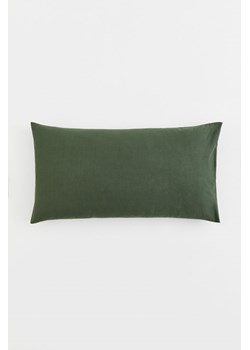 H & M - Poszewka na poduszkę z bawełny - Zielony ze sklepu H&M w kategorii Poszewki na poduszki - zdjęcie 169682425
