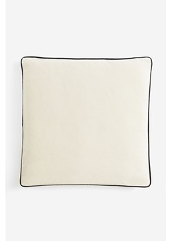 H & M - Aksamitna poszewka na poduszkę - Beżowy ze sklepu H&M w kategorii Poszewki na poduszki - zdjęcie 169682438