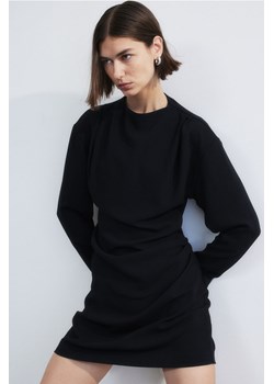 H & M - Drapowana sukienka - Czarny ze sklepu H&M w kategorii Sukienki - zdjęcie 169682459
