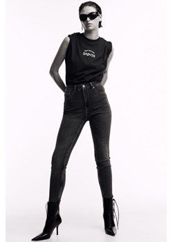 H & M - Skinny High Jeans - Niebieski ze sklepu H&M w kategorii Jeansy damskie - zdjęcie 169682496