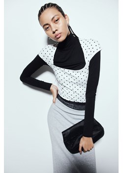 H & M - Top z kapturkowym rękawem - Biały ze sklepu H&M w kategorii Bluzki damskie - zdjęcie 169682509