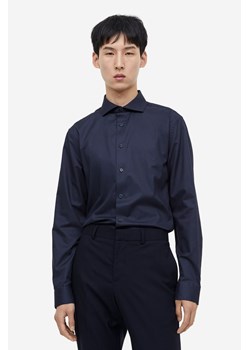 H & M - Koszula z bawełny premium Slim Fit - Niebieski ze sklepu H&M w kategorii Koszule męskie - zdjęcie 169682536