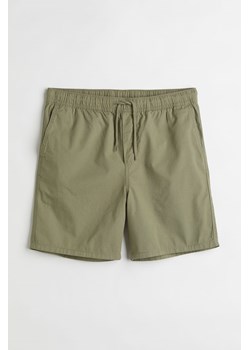 H & M - Bawełniane szorty Regular Fit - Zielony ze sklepu H&M w kategorii Spodenki męskie - zdjęcie 169682537