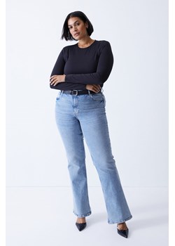 H & M - Bootcut High Jeans - Niebieski ze sklepu H&M w kategorii Jeansy damskie - zdjęcie 169682637