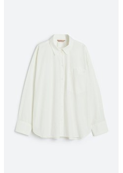 H & M - Bawełniana koszula - Biały ze sklepu H&M w kategorii Koszule damskie - zdjęcie 169682646