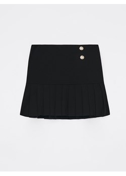 Mohito - Czarna spódnica mini z plisowaniem - czarny ze sklepu Mohito w kategorii Spódnice - zdjęcie 169683106