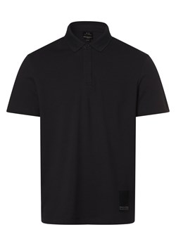 Armani Exchange Męska koszulka polo Mężczyźni Bawełna granatowy jednolity ze sklepu vangraaf w kategorii T-shirty męskie - zdjęcie 169683525