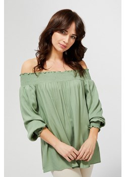 Koszula damska typu hiszpanka kolor oliwkowy ze sklepu 5.10.15 w kategorii Bluzki damskie - zdjęcie 169684269