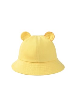 Żółty kapelusz dziecięcy z uszkami 48/50 ze sklepu 5.10.15 w kategorii Czapki dziecięce - zdjęcie 169684798
