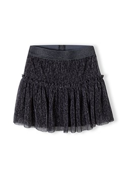 Brokatowa spódnica z marszczoną falbanką dziewczęca ze sklepu 5.10.15 w kategorii Spódnice dziewczęce - zdjęcie 169685188