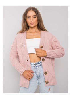 Sweter ciemny różowy zapinany na guziki ze sklepu 5.10.15 w kategorii Swetry damskie - zdjęcie 169685287