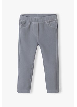 Szare spodnie typu jegginsy niemowlęce ze sklepu 5.10.15 w kategorii Spodnie i półśpiochy - zdjęcie 169685376