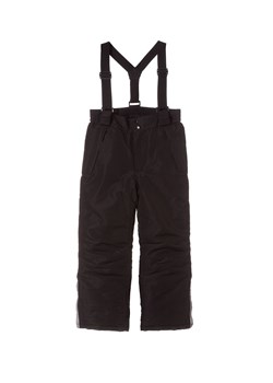 Spodnie narciarskie chłopięce basic- czarne z elementami odblaskowymi ze sklepu 5.10.15 w kategorii Spodnie chłopięce - zdjęcie 169685428