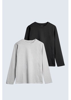 Bluzki z długim rękawem - szara i czarna - unisex - Limited Edition ze sklepu 5.10.15 w kategorii T-shirty chłopięce - zdjęcie 169685588