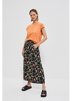 T-shirt damski z rozcięciem na plecach pomarańczowy ze sklepu 5.10.15 w kategorii Bluzki damskie - zdjęcie 169685986