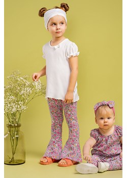 Bluzka prążkowana z z krótkim rękawem Lea ze sklepu 5.10.15 w kategorii Koszulki niemowlęce - zdjęcie 169686166