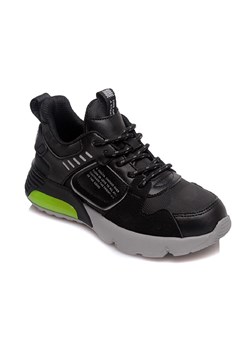 Czarne wygodne sportowe buty dla chłopca wiązane Weestep ze sklepu 5.10.15 w kategorii Buty sportowe dziecięce - zdjęcie 169686245