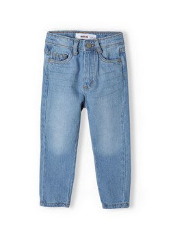 Spodnie jeansowe typu mom jean dla niemowlaka ze sklepu 5.10.15 w kategorii Spodnie i półśpiochy - zdjęcie 169686249