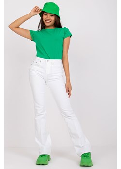 Zielony t-shirt Peachy ze sklepu 5.10.15 w kategorii Bluzki damskie - zdjęcie 169686288