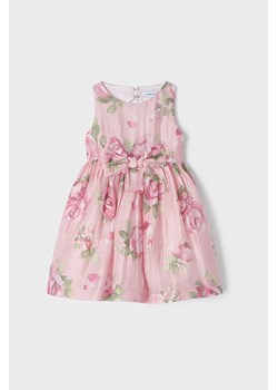 Sukienka dla dziewczynki Mayoral - różowa ze sklepu 5.10.15 w kategorii Sukienki dziewczęce - zdjęcie 169686326
