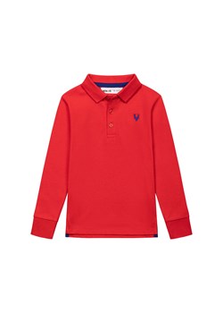 Bawełniana bluzka dla chłopca czerwona ze sklepu 5.10.15 w kategorii T-shirty chłopięce - zdjęcie 169686665
