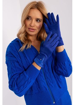 Dotykowe rękawiczki damskie kobaltowy ze sklepu 5.10.15 w kategorii Rękawiczki damskie - zdjęcie 169686897