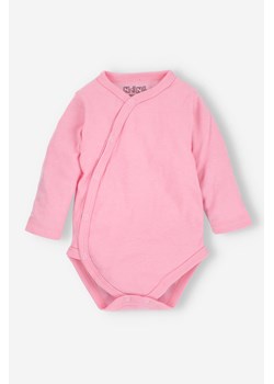 Body kopertowe z bawełny organicznej różowe długi rękaw ze sklepu 5.10.15 w kategorii Body niemowlęce - zdjęcie 169687097
