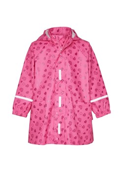Kurtka przeciwdeszczowa w serduszka różowa ze sklepu 5.10.15 w kategorii Kombinezony i kurtki - zdjęcie 169687269