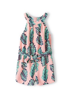 Różowa sukienka dziewczęca na lato w listki ze sklepu 5.10.15 w kategorii Sukienki dziewczęce - zdjęcie 169687518