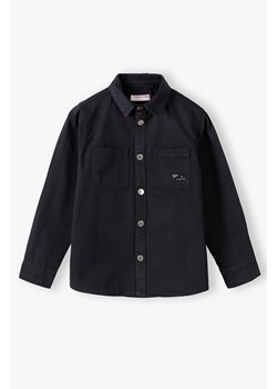 Koszula chłopięca casual bawełniana- czarna ze sklepu 5.10.15 w kategorii Koszule chłopięce - zdjęcie 169687849