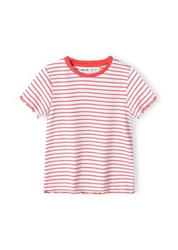 Prążkowana bluzka dla dziewczynki w paski ze sklepu 5.10.15 w kategorii Bluzki dziewczęce - zdjęcie 169687918