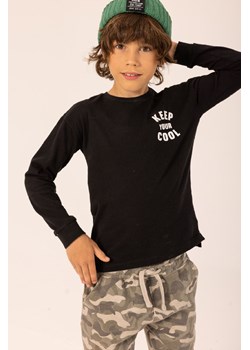 Czarna bluzka chłopięca ze sklepu 5.10.15 w kategorii T-shirty chłopięce - zdjęcie 169688095