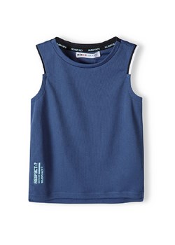 Niebieska koszulka bez rękawów dla chłopca ze sklepu 5.10.15 w kategorii T-shirty chłopięce - zdjęcie 169688159