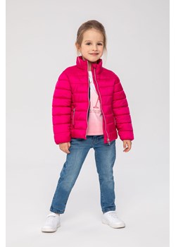 Różowa kurtka przejściowa pikowana ze stójką dziewczęca ze sklepu 5.10.15 w kategorii Kurtki dziewczęce - zdjęcie 169688188