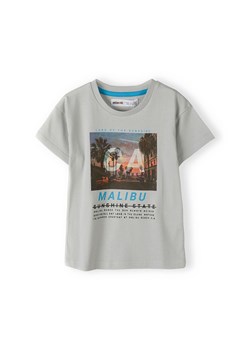 Szara koszulka bawełniana dla niemowlaka z nadrukiem ze sklepu 5.10.15 w kategorii Koszulki niemowlęce - zdjęcie 169688337