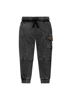 Szare spodnie chłopięce typu bojówki ze sklepu 5.10.15 w kategorii Spodnie i półśpiochy - zdjęcie 169688477