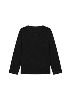 Czarna bluzka chłopięca bawełniana z długim rękawem ze sklepu 5.10.15 w kategorii T-shirty chłopięce - zdjęcie 169688879