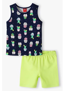 Komplet niemowlęcy na lato - t-shirt w kaktusy i szorty ze sklepu 5.10.15 w kategorii Komplety niemowlęce - zdjęcie 169689085