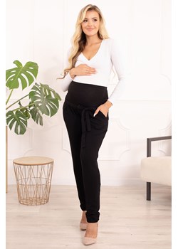 Spodnie ciążowe z panelem Lena ze sklepu 5.10.15 w kategorii Spodnie ciążowe - zdjęcie 169689096