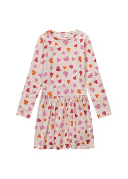 Sukienka dla dziewczynki dzianinowa w serca ze sklepu 5.10.15 w kategorii Sukienki dziewczęce - zdjęcie 169689269