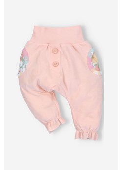 Spodnie niemowlęce z bawełny organicznej dla dziewczynki ze sklepu 5.10.15 w kategorii Spodnie i półśpiochy - zdjęcie 169689398