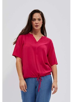 Koszula damska z wiązaniem czerwona ze sklepu 5.10.15 w kategorii Bluzki damskie - zdjęcie 169689527