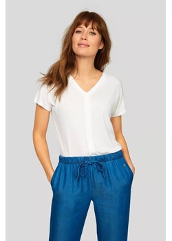 T-shirt damski z krótkim rękawem - biały ze sklepu 5.10.15 w kategorii Bluzki damskie - zdjęcie 169689567