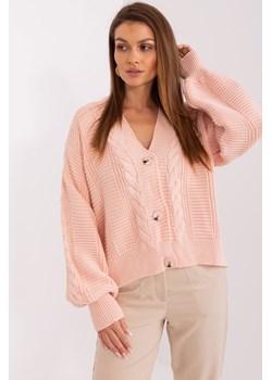 Sweter oversize z domieszką wełny jasny różowy ze sklepu 5.10.15 w kategorii Swetry damskie - zdjęcie 169689599
