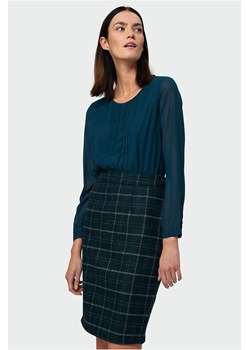 Zielona spódnica damska w kratę ze sklepu 5.10.15 w kategorii Spódnice - zdjęcie 169689676