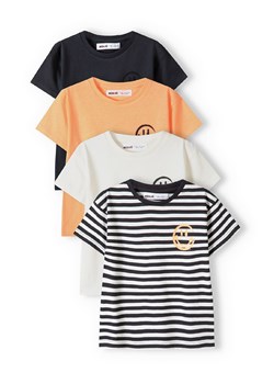 Bawełniany t-shirt dla niemowlaka 4-pak ze sklepu 5.10.15 w kategorii Koszulki niemowlęce - zdjęcie 169689728