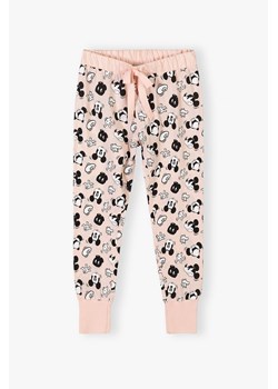 Bawełniane spodnie od piżamy damskie Mickey Mouse-różowe ze sklepu 5.10.15 w kategorii Piżamy damskie - zdjęcie 169689758